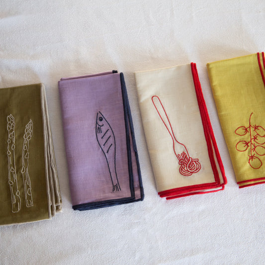 Maegen Linen Blend Napkins in various colours