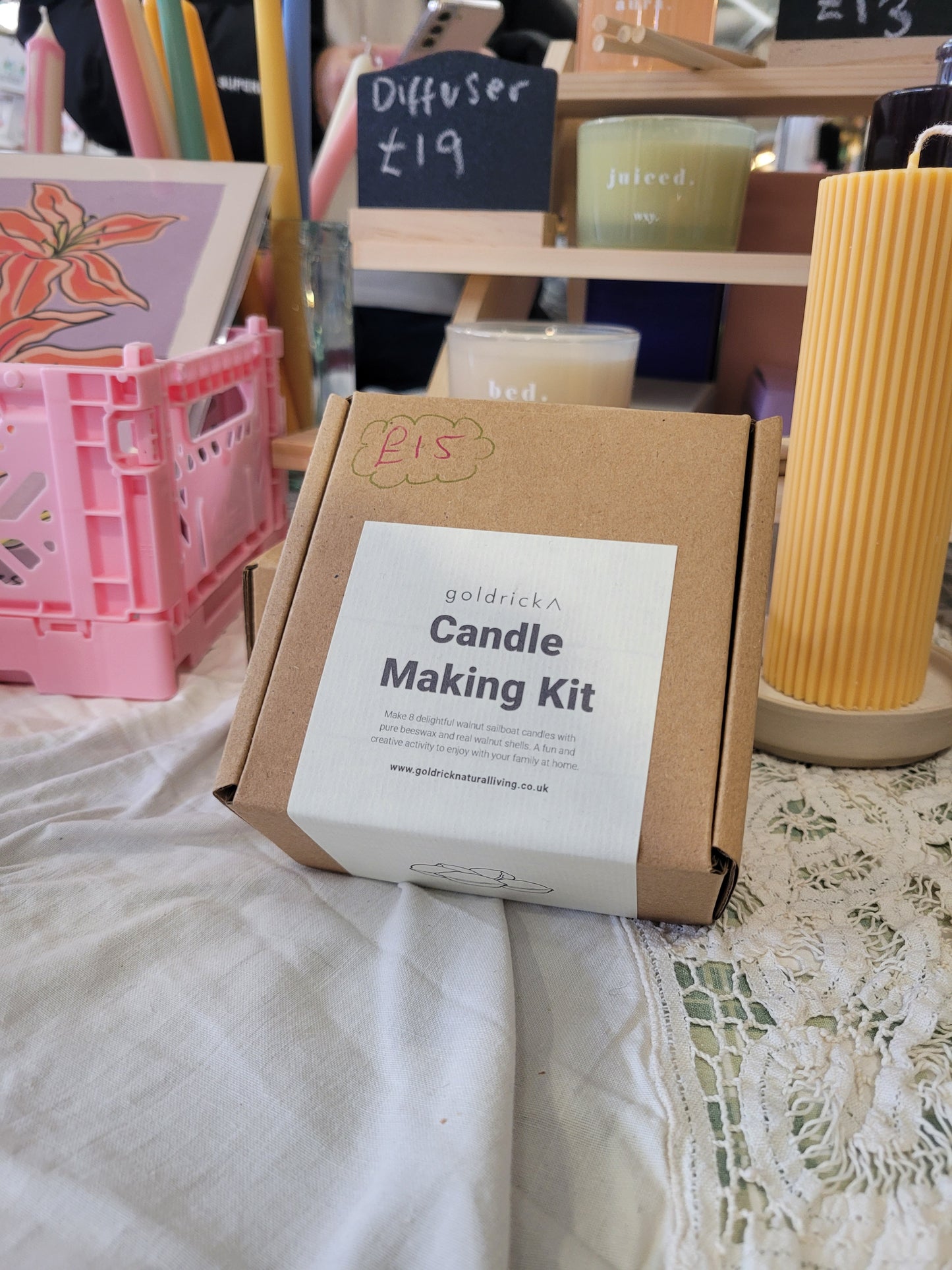 Beeswax Candle Making Kit